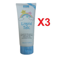 Liquid Talc 200ml XBC Xpel BodyCare for soft skin preventChafting X 3