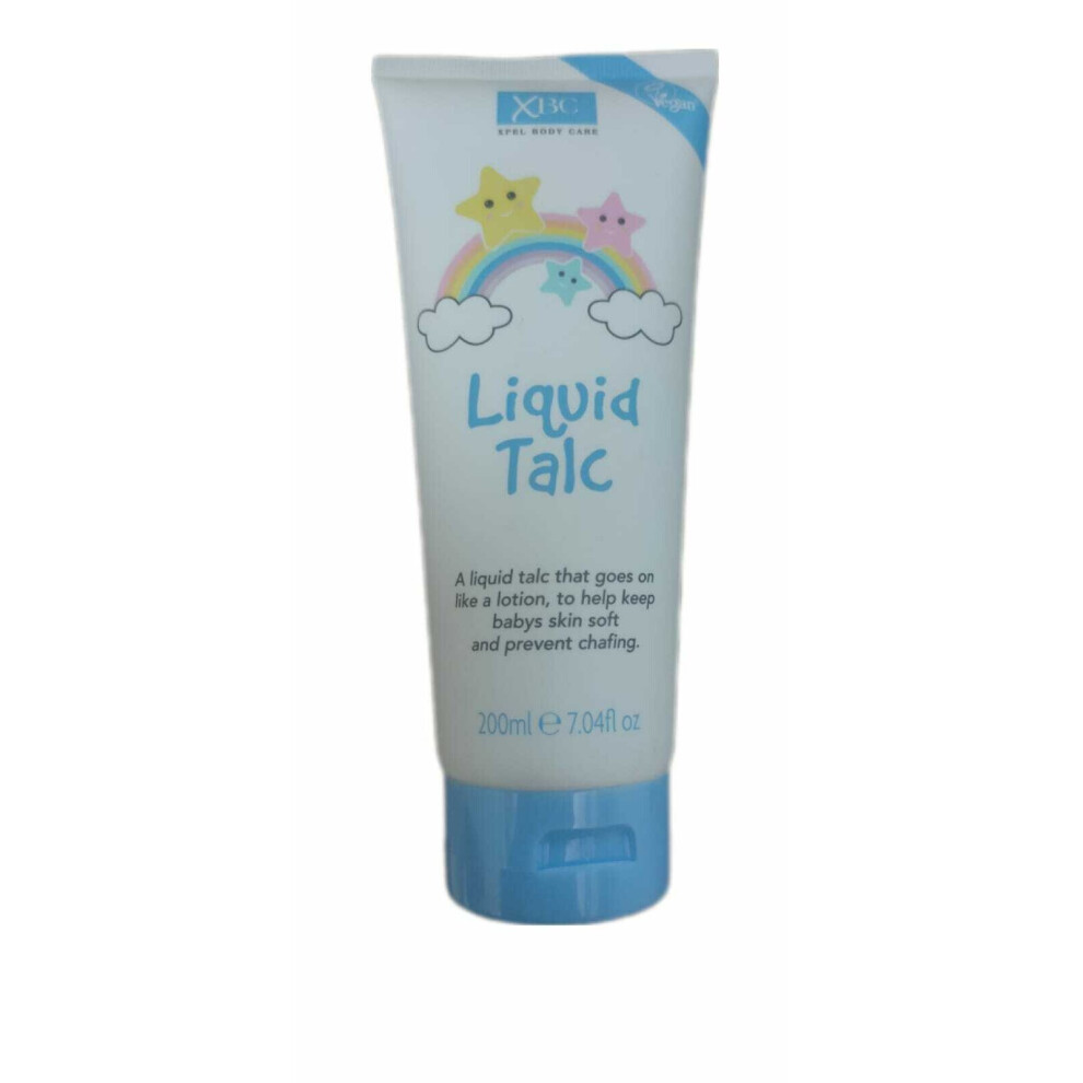 Liquid Talc 200ml XBC Xpel Body Care, for soft skin prevent Chafting