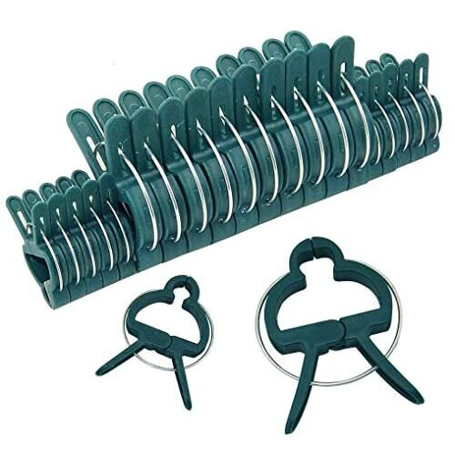 KAHEIGN 100Pcs Garden Plant Clips Reusable Greenhouse Gardening Supporting Plant Clips for Flower Beds Vine Vegetables Tomatoes Stalks Climbing t
