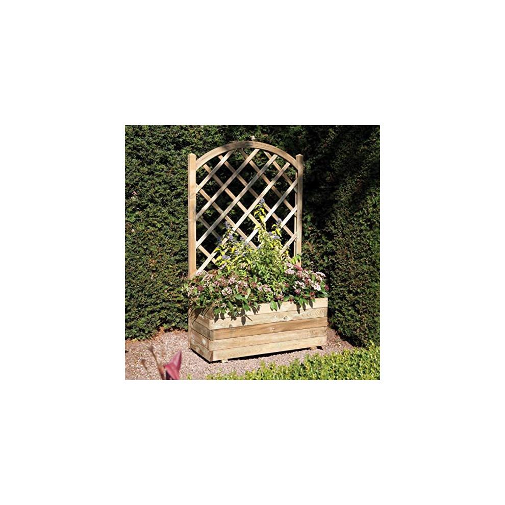Rowlinson Rectangular Planter and Lattice