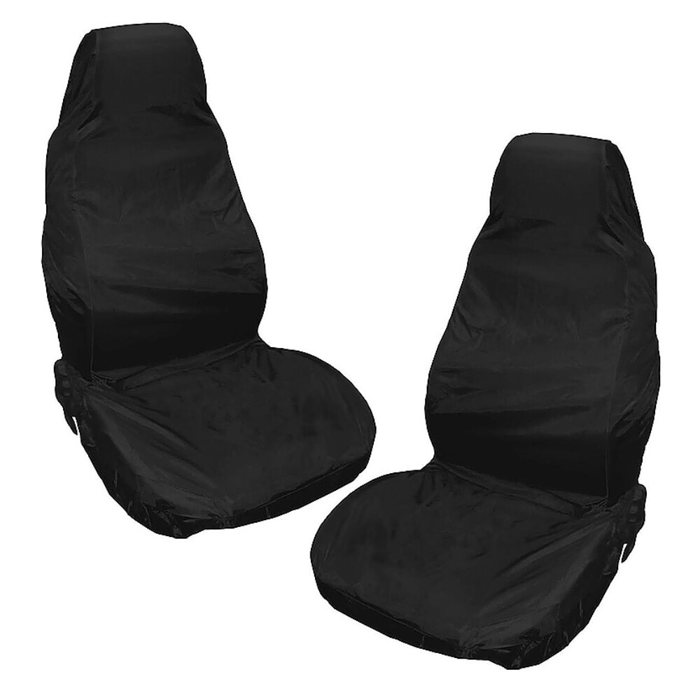 2pcs Car Seat Cover Waterproof Nylon Auto Van Vehicle Chair Protector