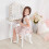 Fantasy Fields Gisele Kids Dressing Table Vanity Table With Mirror & 2
