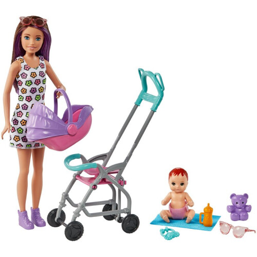 Barbie BARBIE SKIPPER BABYSITTERS INC DOLLS AND PLAYSET 1