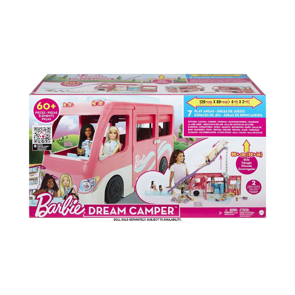Barbie Dream Camper Featuring Seven Play Areas
