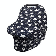 (Star) Nursing Cover Breastfeeding Shawl Infant Stroller Cover Stretchy Car Seat Canopy For Babies