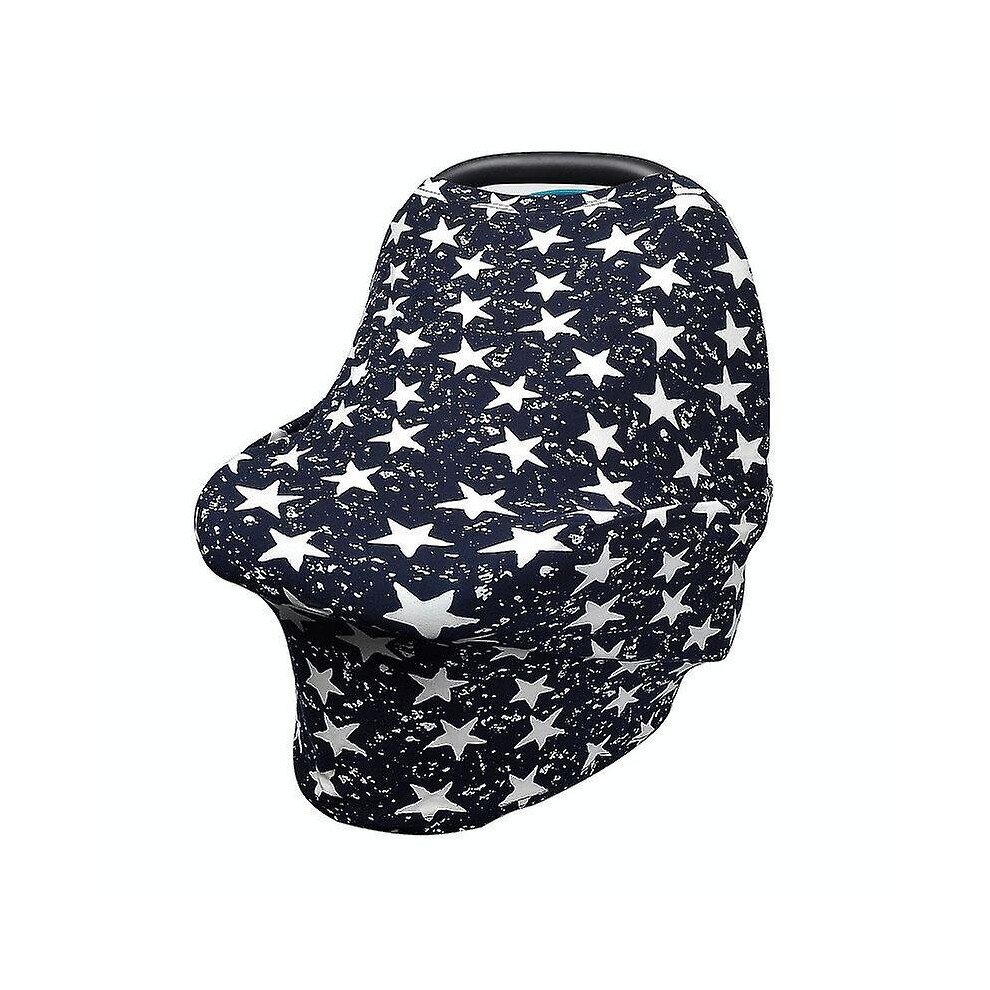 (Star) Nursing Cover Breastfeeding Shawl Infant Stroller Cover Stretchy Car Seat Canopy For Babies