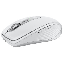 Logitech MX Anywhere 3 for Mac - Mouse - laser - 6 buttons - wireless - Bluetooth - USB wireless receiver - pale grey -