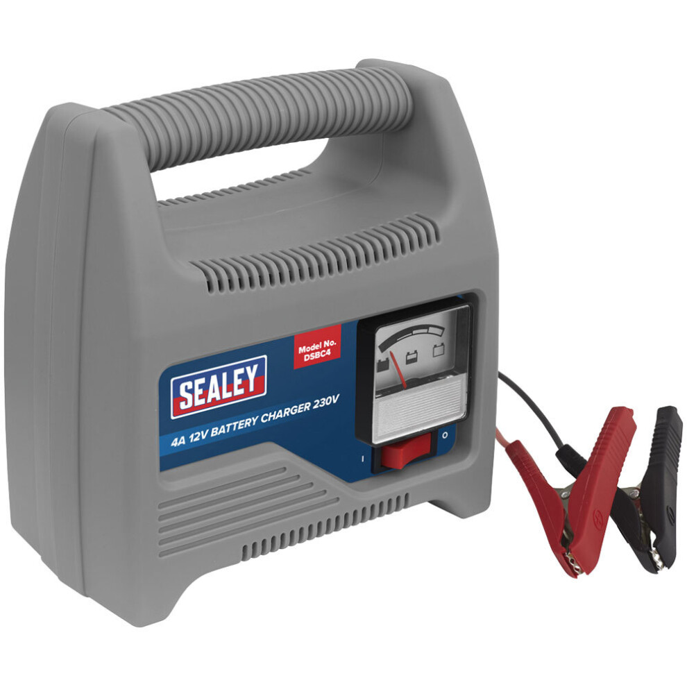Sealey DSBC4 Battery Charger 12V 4A 230V