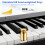 Costway 88-Key Foldable Digital Piano  Semi Weighted  Electronic Keyboard 2