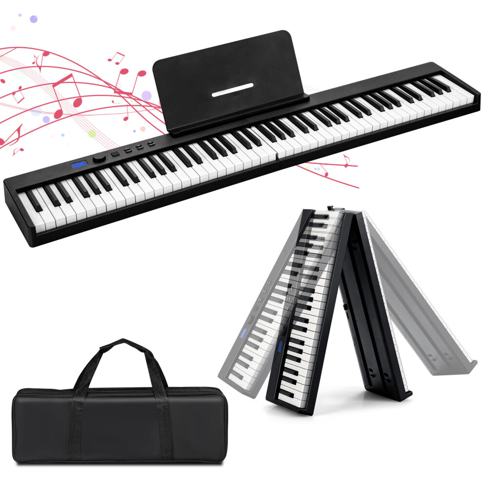 88-Key Foldable Digital Piano  Semi Weighted  Electronic Keyboard