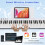 Costway 88-Key Foldable Digital Piano Semi Weighted Electronic Keyboard 3