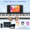 Costway 88-Key Foldable Digital Piano  Semi Weighted  Electronic Keyboard 4