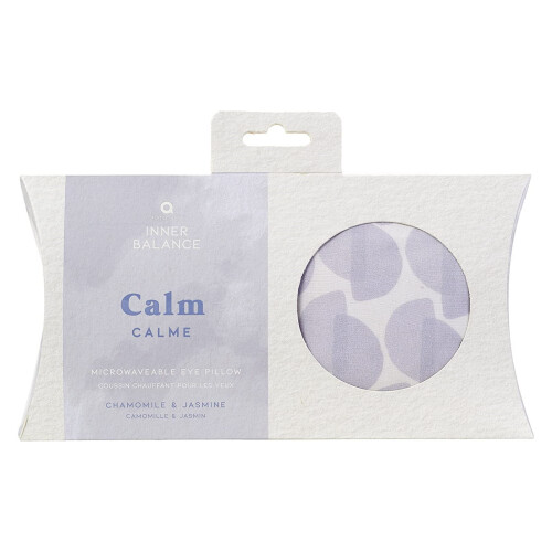Inner Balance Calming Chamomile & Jasmine Microwavable Heatable Eye Pillow