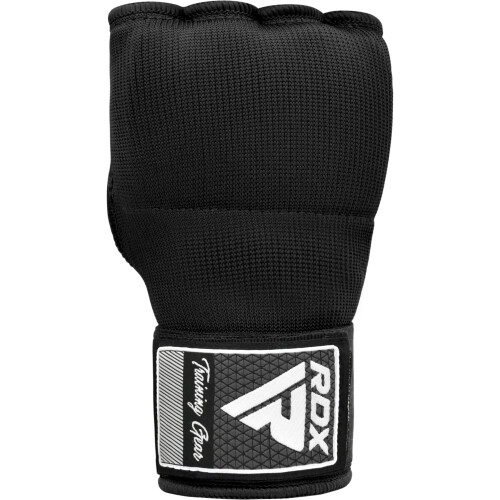 (Black, M) RDX Boxing Hand Wrap Inner Gloves, Quick 75cm Long 1