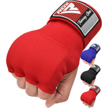(Red, L) RDX Boxing Hand Wrap Inner Gloves, Quick 75cm Long