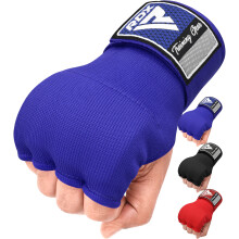 (Blue, M) RDX Boxing Hand Wrap Inner Gloves, Quick 75cm Long