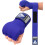 (Blue, M) RDX Boxing Hand Wrap Inner Gloves, Quick 75cm Long 6