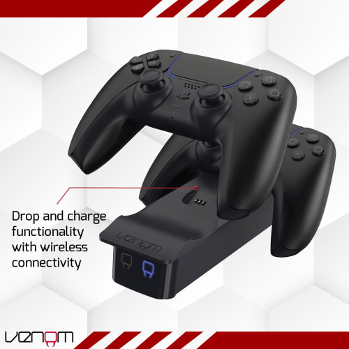 Venom PS5 Controller Charger Twin Docking Station - Black (PS5) 2