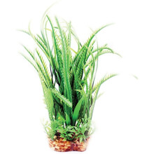Aqua One Hippurls Plastic Plant with Gravel Base 20cm 28200