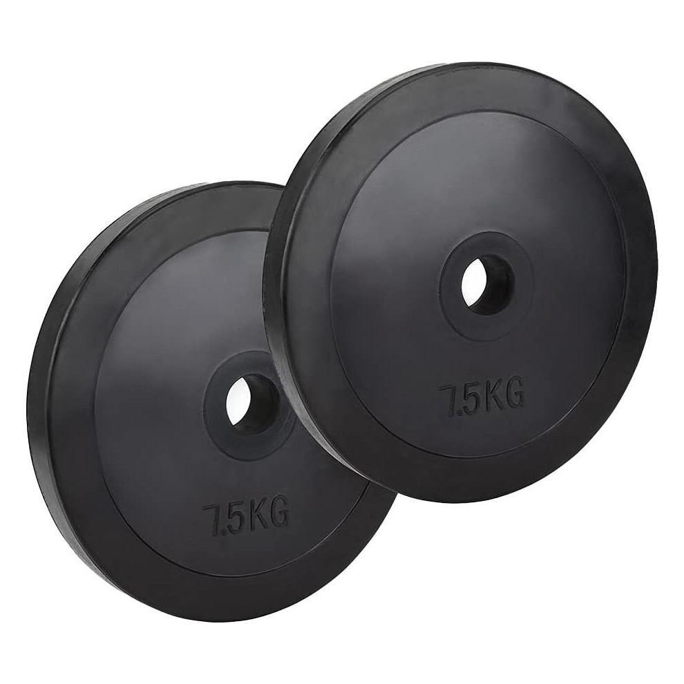 (7.5kg x 2 = 15kg) Weight Plates Dumbbells & Weights Lifting Barbell