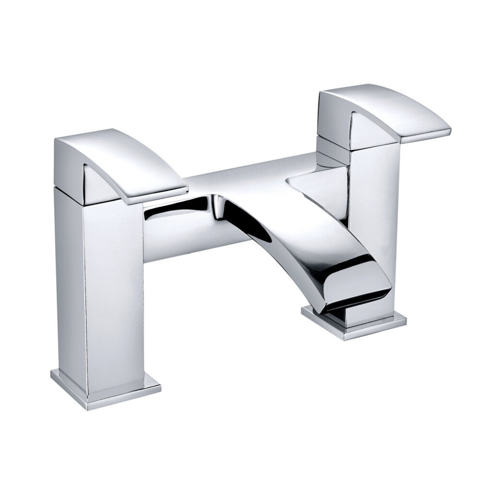 Designer Bathroom Tub Faucet Chrome Bath Filler Mixer Tap 5059490122476