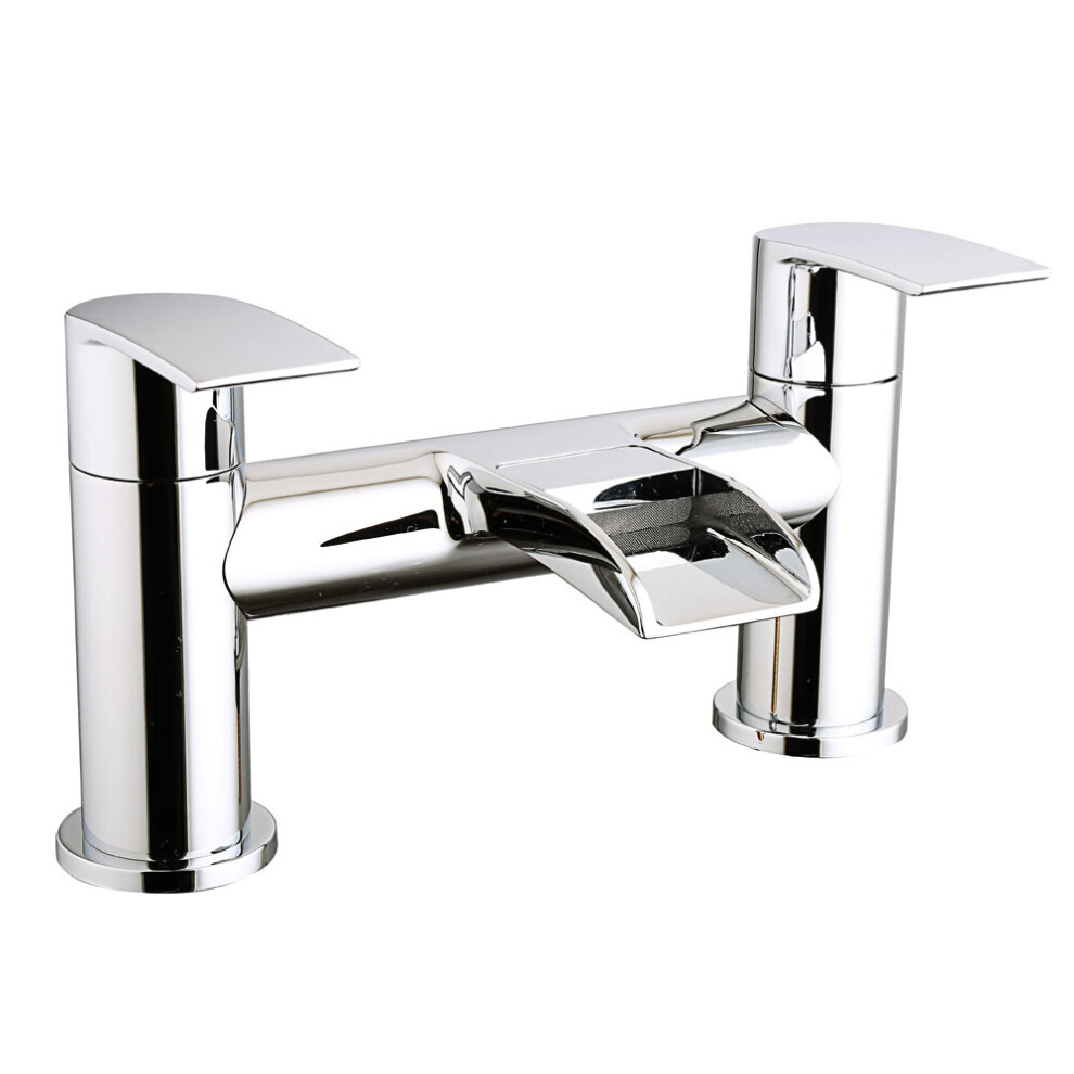 Waterfall Bath Filler Mixer Tap Chrome Bathroom Lever Faucet