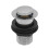 NRG Quality Zinc Unslotted Chrome Click Clack Basin Push Pop Up Waste Sink Plug 2