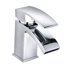 Stylish Basin Mixer Tap Bathroom Sink Faucet Chrome