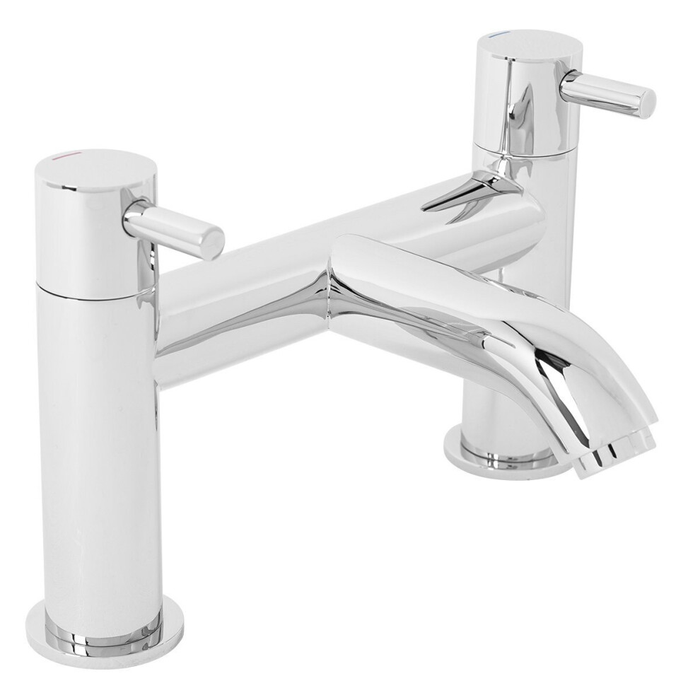Chrome Bath Filler Mixer Tap Designer Bathroom Tub Lever Faucet
