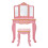 Fantasy Fields Gisele Kids Dressing Tables Vanity Table With Mirror & 8