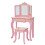 Fantasy Fields Gisele Kids Dressing Tables Vanity Table With Mirror & 3