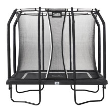 Trampolin - Salta - Premium Edition Schwarz - 153 x 214 cm - Rechteckig - Sicherheitsnetz