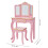 Fantasy Fields Gisele Kids Dressing Tables Vanity Table With Mirror & 9