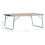 vidaXL foldbart campingbord brun aluminium 60x40 cm 4