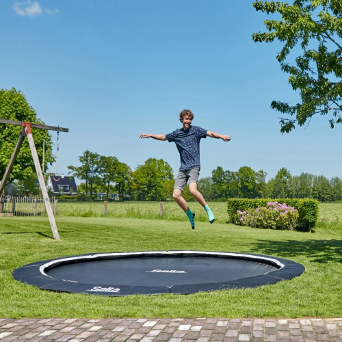 Trampolin - Salta Royal Base Ground - 366 cm - Vert - In den Garten integrierbar 1