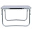 VidaXL vidaXL Foldable Camping Table Aluminium 60x40cm White Portable Tables Desks 3