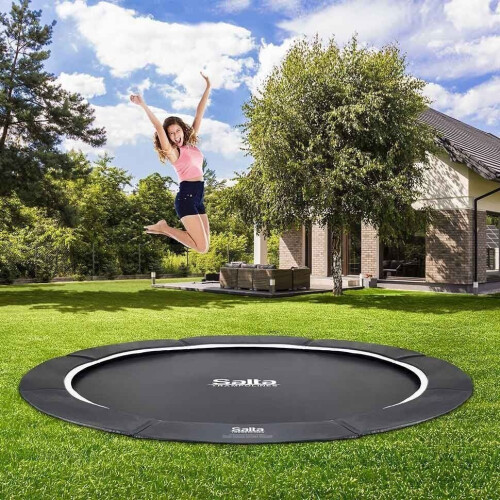 Trampolin - Salta Royal Base Ground - 366 cm - Vert - In den Garten integrierbar 2
