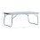 VidaXL vidaXL Foldable Camping Table Aluminium 60x40cm White Portable Tables Desks 4