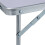 VidaXL vidaXL Foldable Camping Table Aluminium 60x40cm White Portable Tables Desks 5