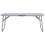VidaXL vidaXL Foldable Camping Table Aluminium 60x40cm White Portable Tables Desks 2