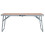 vidaXL foldbart campingbord brun aluminium 60x40 cm 2