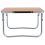 vidaXL foldbart campingbord brun aluminium 60x40 cm 3