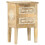 VidaXL vidaXL Solid Mango Wood Bedside Cabinet with 2 Drawers 40x30x60cm Side Desk 11
