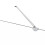 VidaXL vidaXL Bath Enclosure 68cm Tempered Glass Stripe Bathroom Shower Screen Panel 3