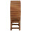 VidaXL vidaXL Solid Acacia Wood Wine Rack 13 Bottles Drink Storage Holder Cabinet 3