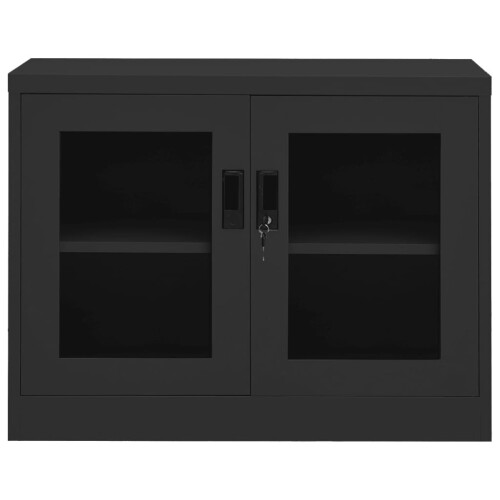 VidaXL vidaXL Büroschrank Anthrazit 90x40x70 cm Stahl 1