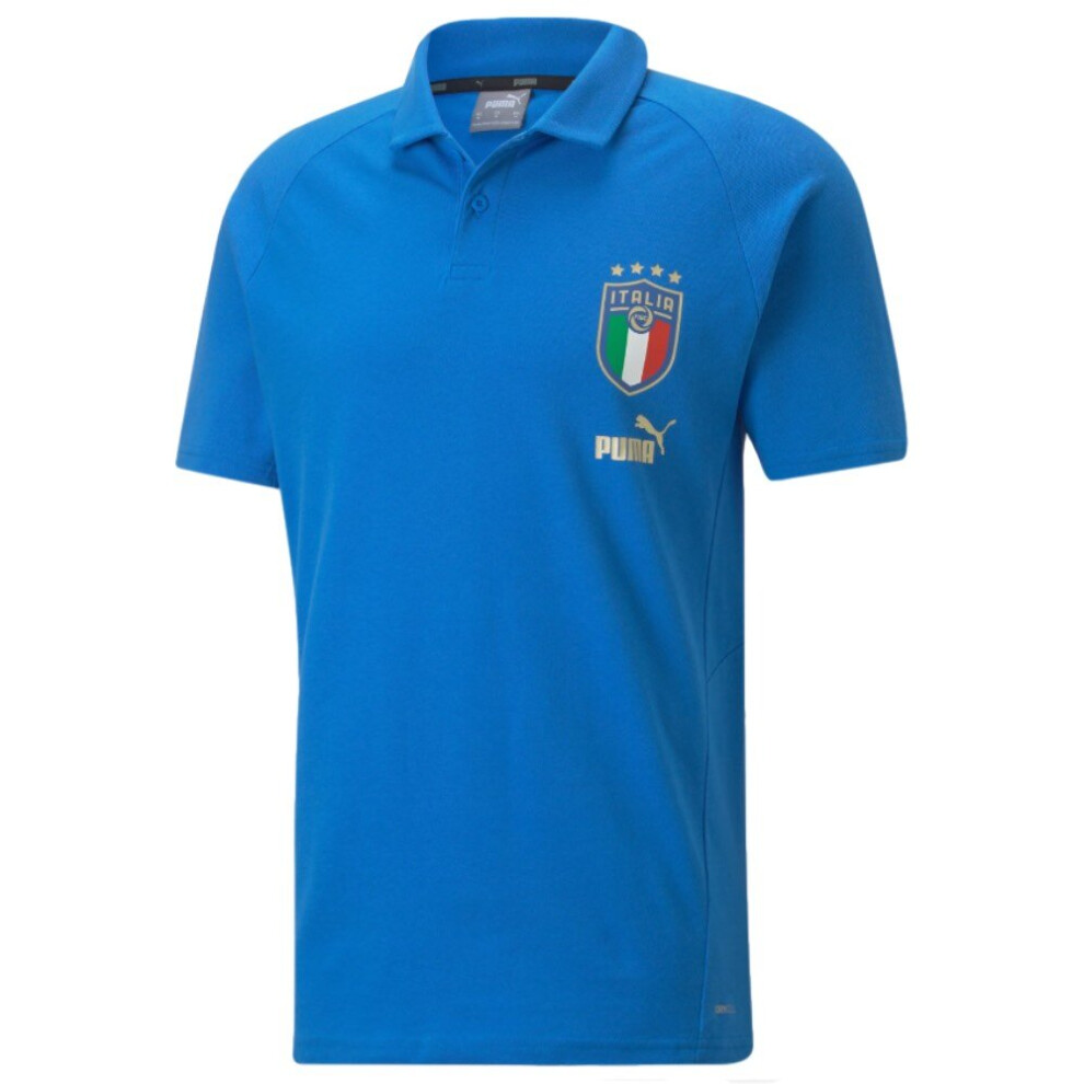 (S) Italy Blue Polo Shirt 2022/23