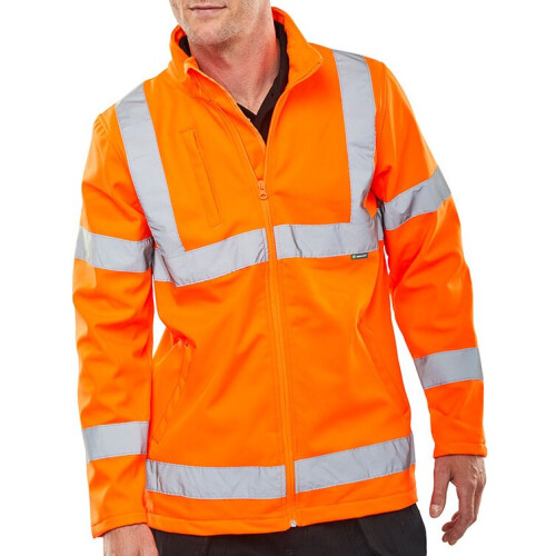 Beeswift - SOFT SHELL JKT HV ORANGE 3XL EN20471 -