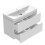 800mm Bathroom Vanity Unit with Basin Gloss White Cloakroom Sink Unit 3