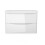 800mm Bathroom Vanity Unit with Basin Gloss White Cloakroom Sink Unit 6